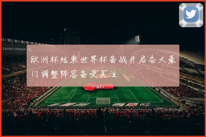 欧洲杯结束世界杯备战开启各大豪门调整阵容备受关注