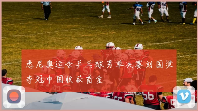悉尼奥运会乒乓球男单决赛刘国梁夺冠中国收获首金