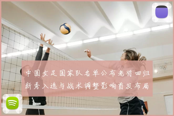 中国女足国家队名单公布老将回归新秀入选与战术调整影响首发布局
